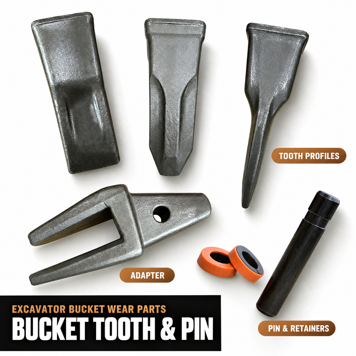 Bucket Tooth & Pin