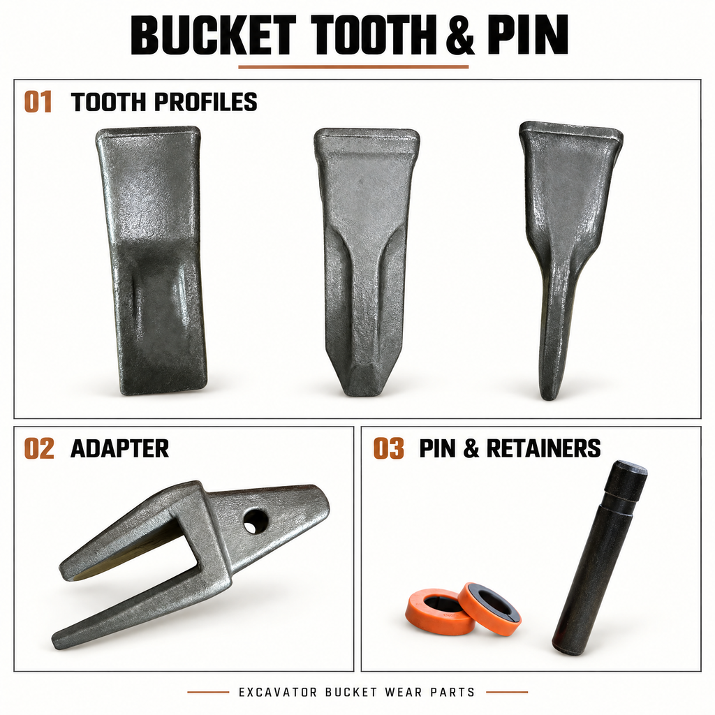 Bucket Tooth & Pin